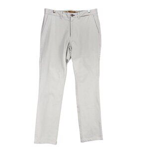 Nifty Genius Pants Mens 32x32 Gray Stretch Mid Rise Slacks *NWT*